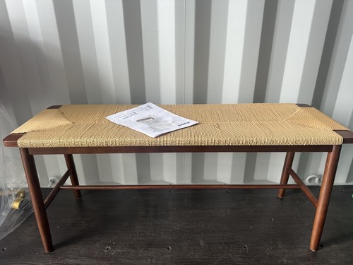 Habitat hanna oak - bench, walnut
