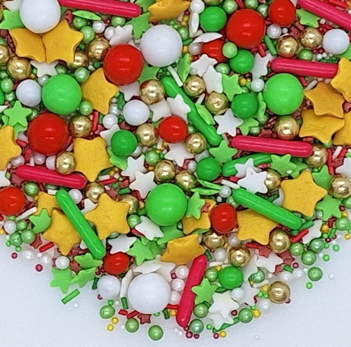 Christmas cupcake sprinkles - cupcake,