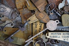 The Lost Keys; A Group of Thirty-Seven Early 20thC Hotel Keys c.1920-50