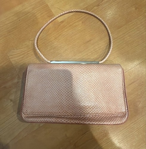 Vintage gucci pink snake skin - snake,