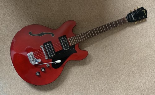 Framus caravelle thinline - framus, red