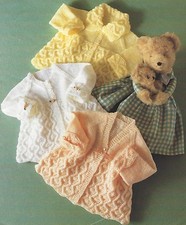 Baby Matinee Coats Knitting
