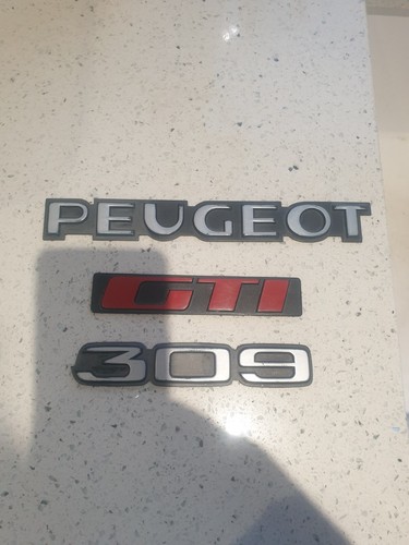Peugeot 309 gti emblems - 309,