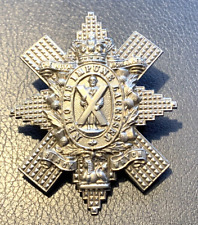 Royal Highlanders Black Watch Cap Badge QVC Antique Boer War