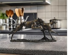Greyhound Dog "The Winner" Cold Cast Bronze David Geenty Sculpture New & Boxed