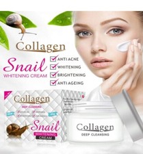 Snail collagen face cream - face,