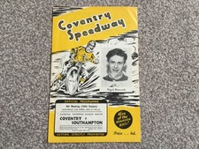 * COVENTRY v SOUTHAMPTON 27/4/63 speedway programme
