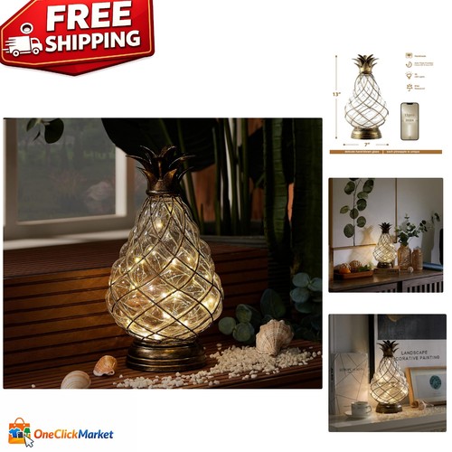 Extra large glass pineapple - large,