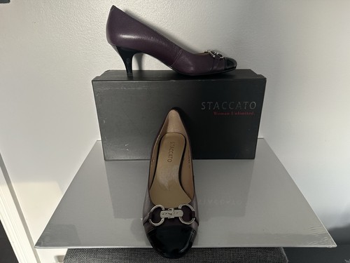 Staccato purple leather - purple, kitten