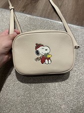 COACH X Peanuts Mini Jamie Camera Bag with Snoopy Cuddle Motif