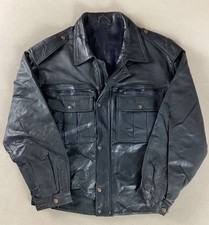 Leather Biker Jacket Bomber