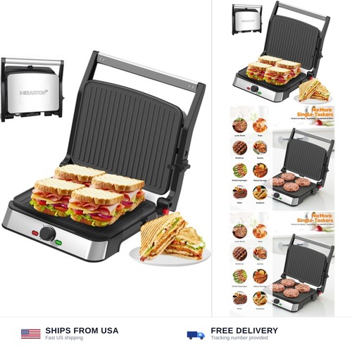 Panini press grill sandwich - grill, &
