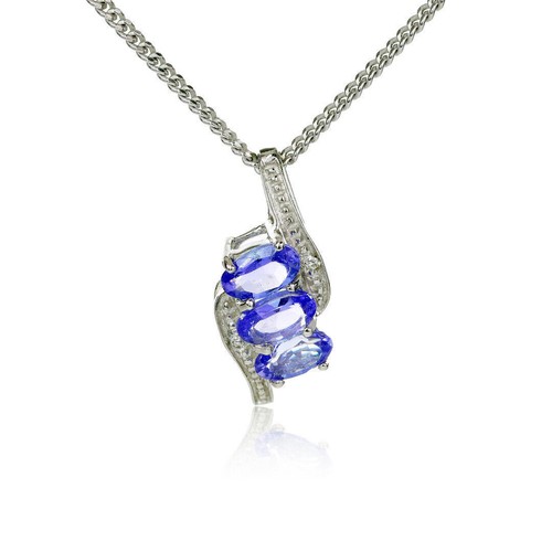 Sterling silver tanzanite - sterling,