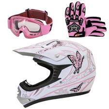 ZORAX ZOR-X18 Child Kids Junior Motorbike Motocross Helmets & Goggles & Gloves