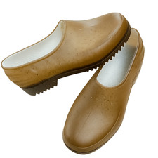 Plasticana Gardana Hemp Clogs Mules NEW (No Tags) EU 37/38 Sepia Eco Shoes