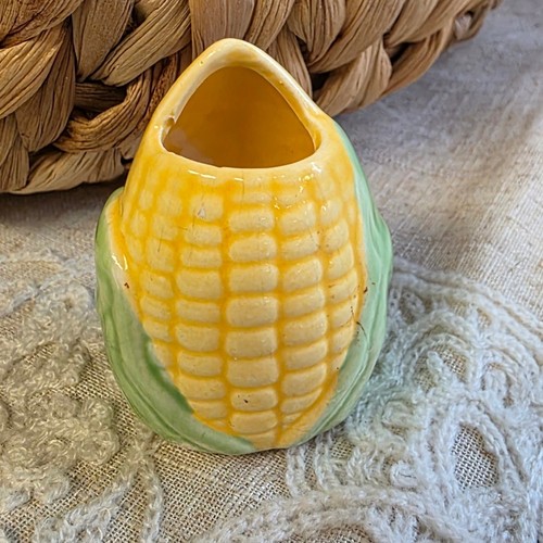 Vintage ceramic mini corn cob - mini,