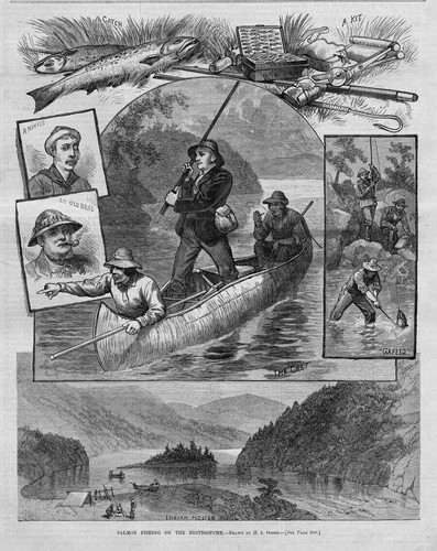 Salmon fishing restigouche - salmon,