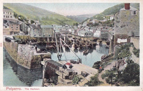 Polperro the harbour cornwall - polperro,