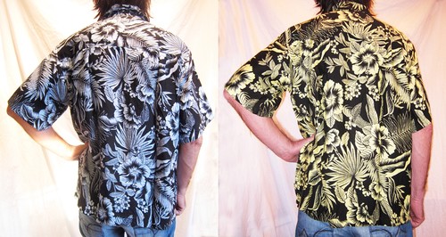 Loud hawaiian shirt - shirt, black/