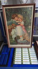 Vintage framed Pears prints