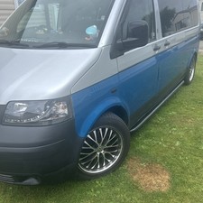 VW TRANSPORTER 18” ALLOY WHEELS BK racing alloys 861 T5 T6