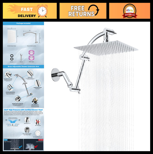 High pressure rainfall - 10",