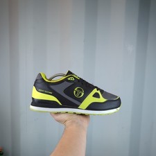 UK 8 - Sergio Tacchini Vinci Runner Black  Mens Trainers Gym Active 911