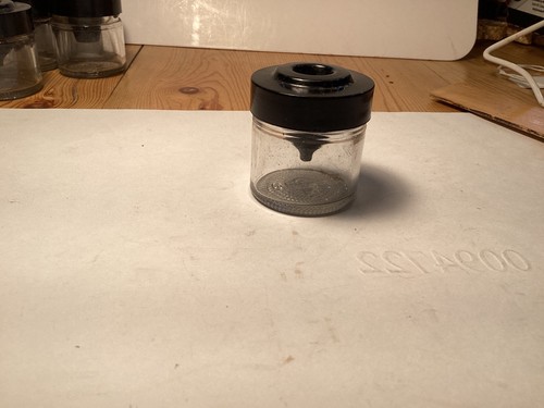Vintage school desk inkwell - vintage,