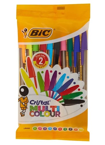 Bic cristal ball pen fun - 10,