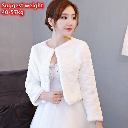 Lady faux fur jacket - lady, shrug
