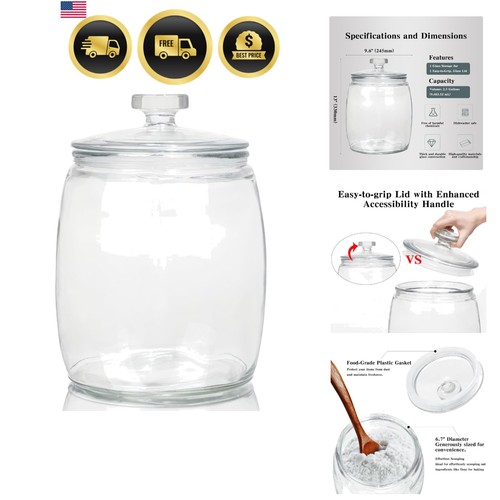 Gallon wide mouth - gallon, glass