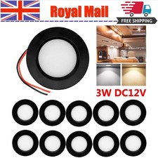 12V Recessed LED Spot Ceiling Lights Camper Van Caravan Motorhome Boat Downlight