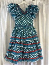 Vintage Spanish Flamenco Dress