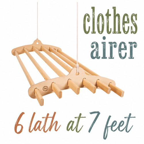 Lath ceiling clothes airer - lath,