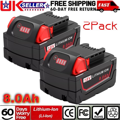 0ah battery for - 2x, 8.0ah