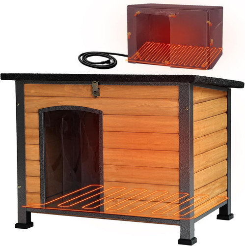 Outdoor heated dog house - outdoor,