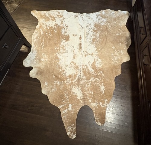 Hairless cowhide rug large - hairless,