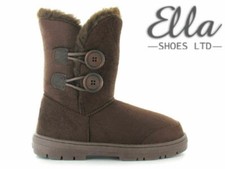 Ladies Ella Winter Boots Brown