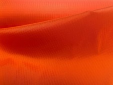 Orange Nylon Ripstop Float Yoga Heavy Weight Strong Fabric Material 123cm Wide