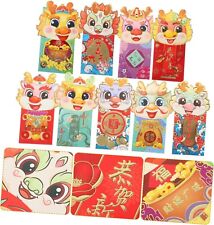 24 Pcs Chinese Red Envelope Dragon Year Spring Festival Packet Purse Money Bag