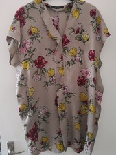 Zara Floral Print Tunic Dress