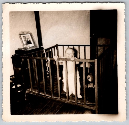 Vtg snapshot cute baby - snapshot,