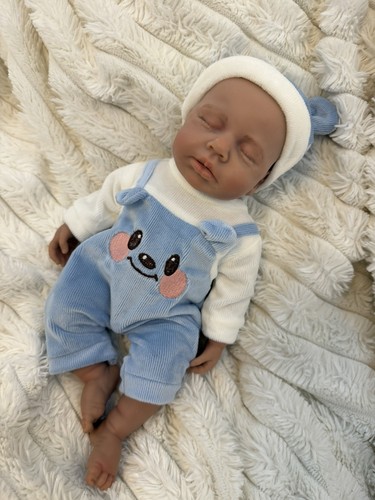 Reborn preemie asleep full - asleep,