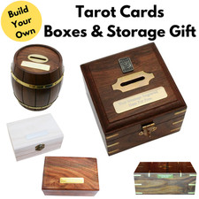 Tarot Cards Wooden Boxes, Post Box & Containers