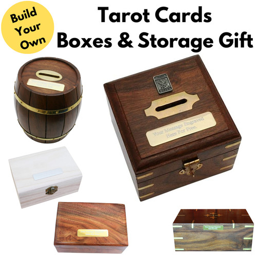Tarot cards wooden - cards, boxes,