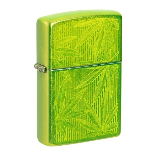 Zippo lighter cannabis leaves - lighter,