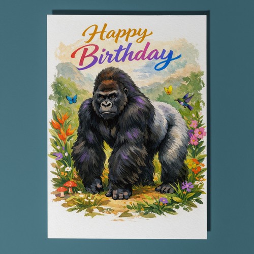 Silverback gorilla rainforest - silverback,