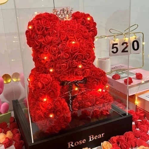 Eternal rose teddy - eternal, bear