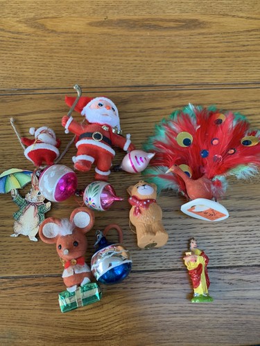 Vintage christmas decorations - vintage,