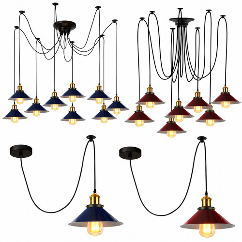 Vintage spider pendant light - vintage,